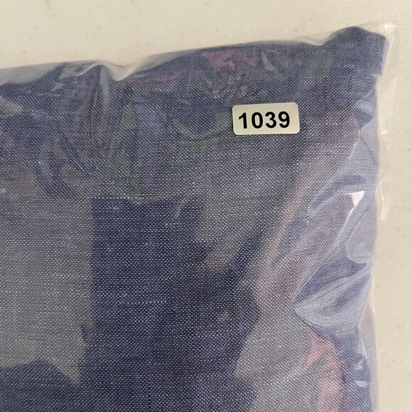 Untuckit Shirt Men's XL Heather Blue 100% Linen Collared Long Sleeve Button-Up - Picture 10 of 10